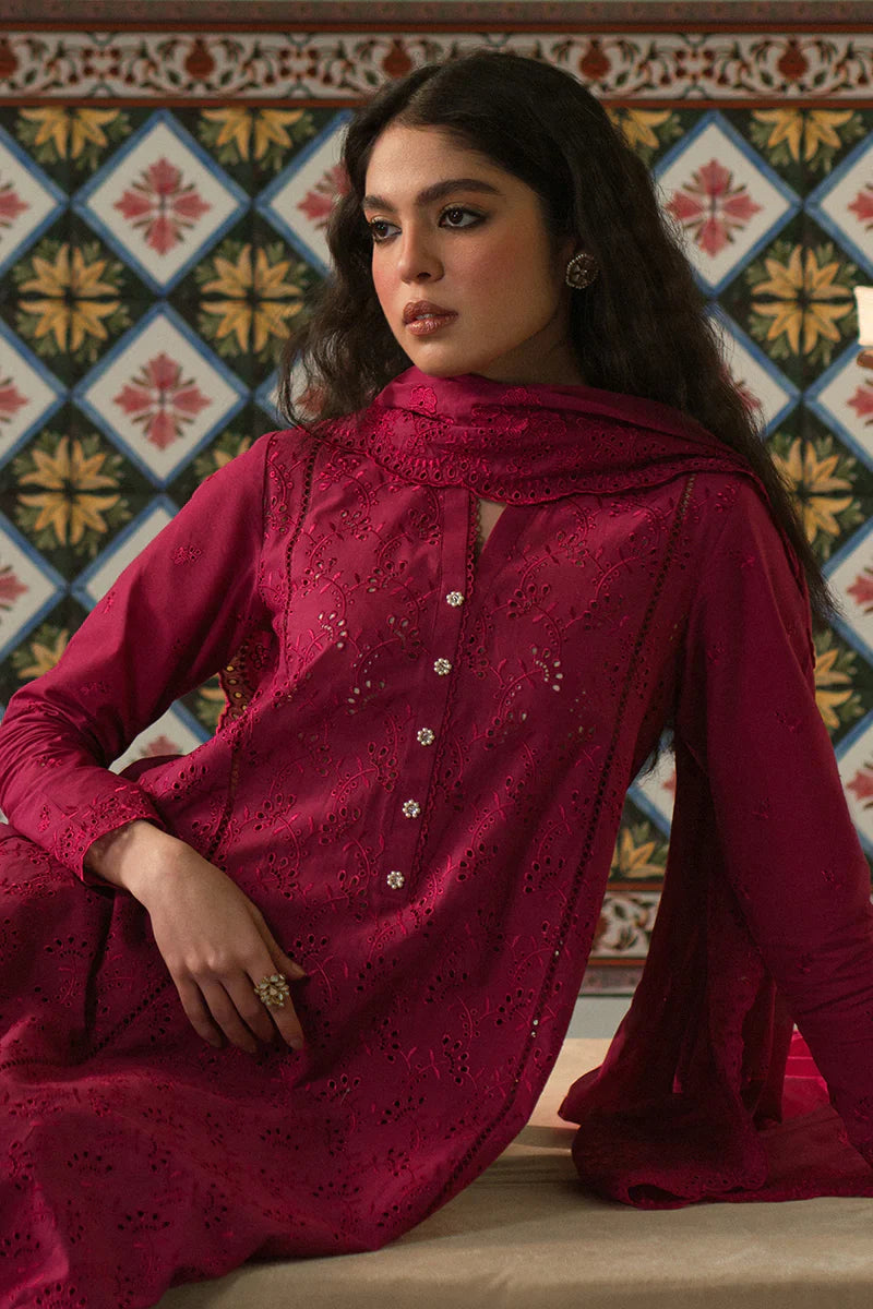 Cross Stitch | Chikankari Lawn | CERISE LOFT -  Cross Stitch Casuals - Original Designer Dress - House of Maryam