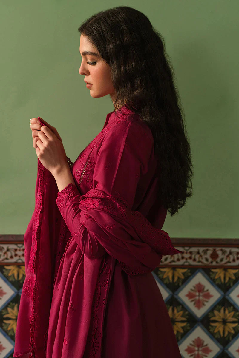 Cross Stitch | Chikankari Lawn | CERISE LOFT -  Cross Stitch Casuals - Original Designer Dress - House of Maryam