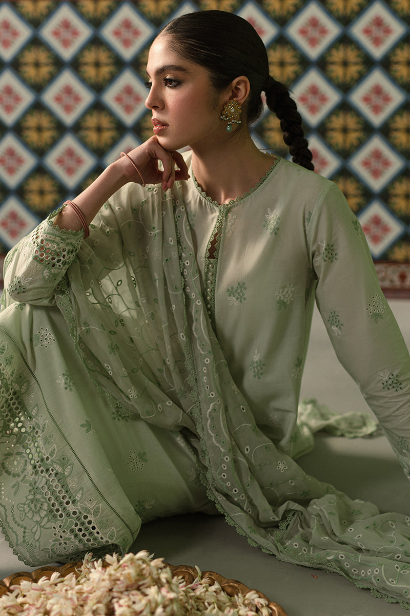 Cross Stitch | Chikankari Lawn Collection | P-01 by Cross Stitch - House of Maryam