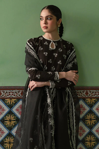 Cross Stitch | Chikankari Lawn | DUSKY SABLE -  Cross Stitch Casuals - Original Designer Dress - House of Maryam