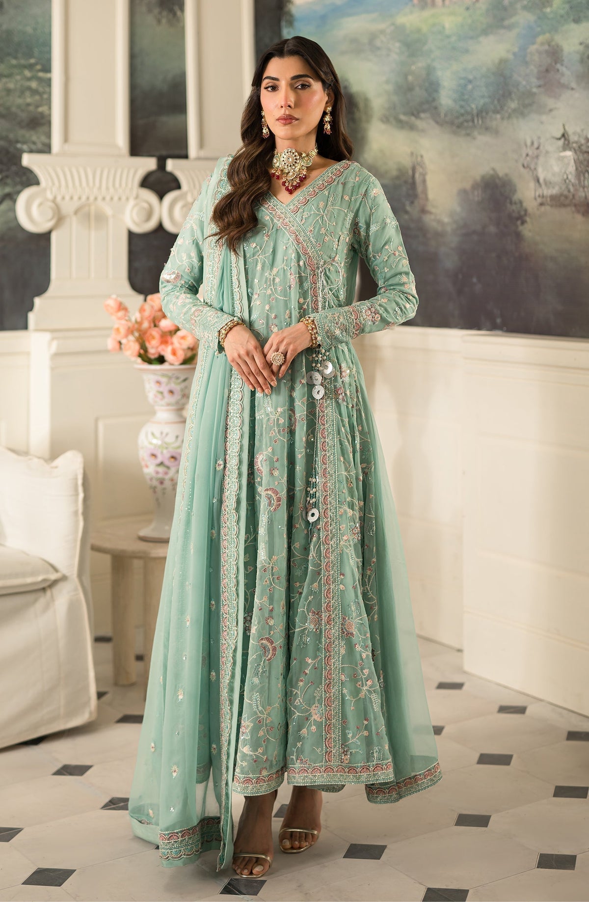 Emaan Adeel | Suave Luxury Formals 24 | AZLIN -  Emaan Adeel Formal - Original Designer Dress - House of Maryam
