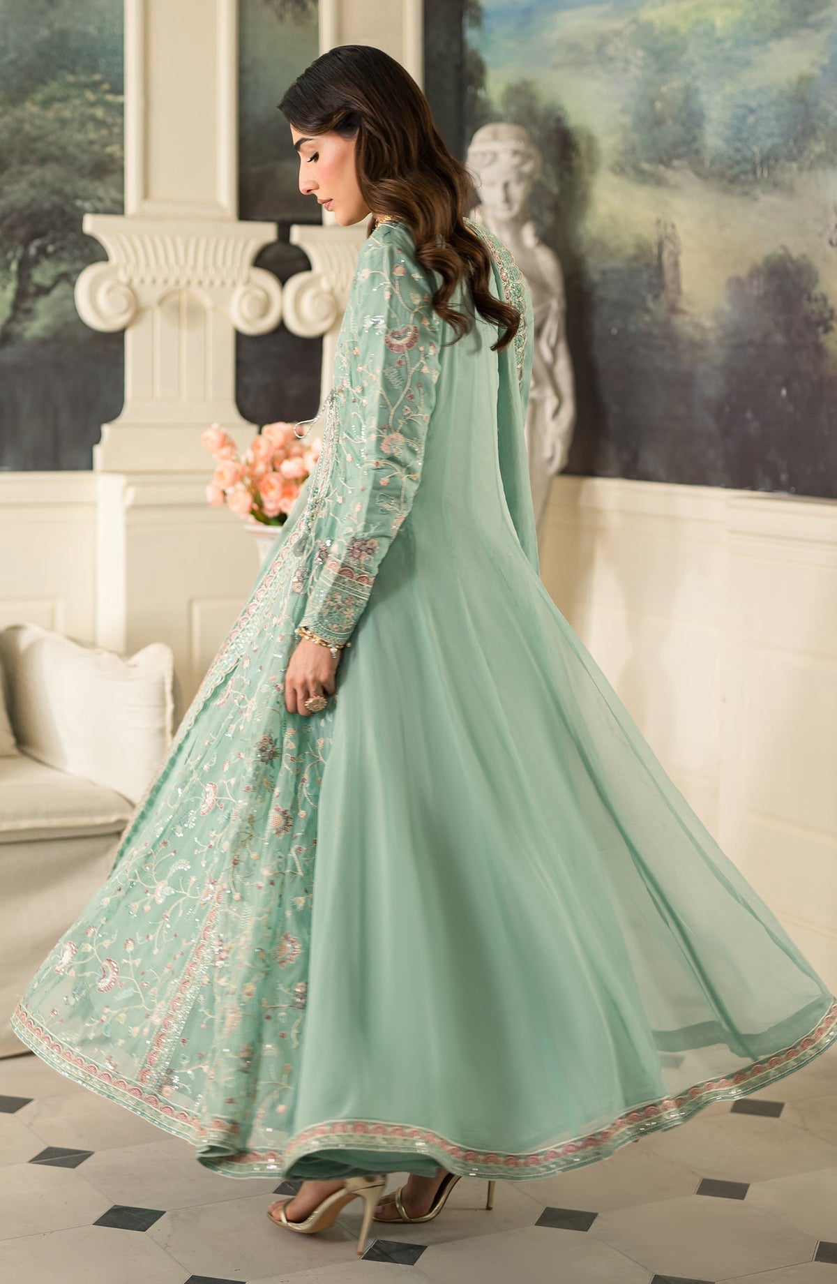 Emaan Adeel | Suave Luxury Formals 24 | AZLIN -  Emaan Adeel Formal - Original Designer Dress - House of Maryam