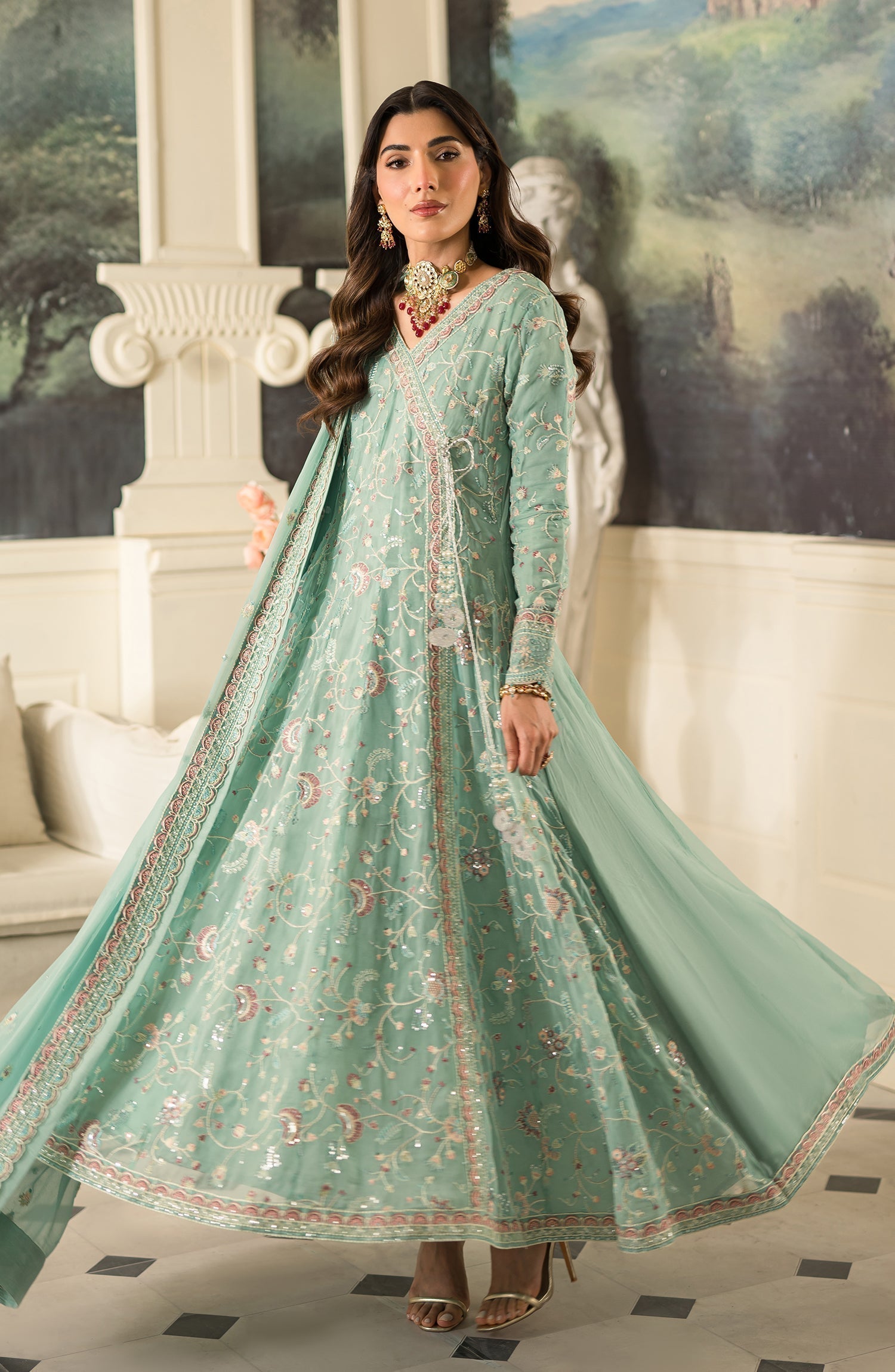 Emaan Adeel | Suave Luxury Formals 24 | AZLIN by Designer Emaan Adeel - House of Maryam - Pakistani Designer Ethnic Wear in {{ shop.shopifyCountryName }}