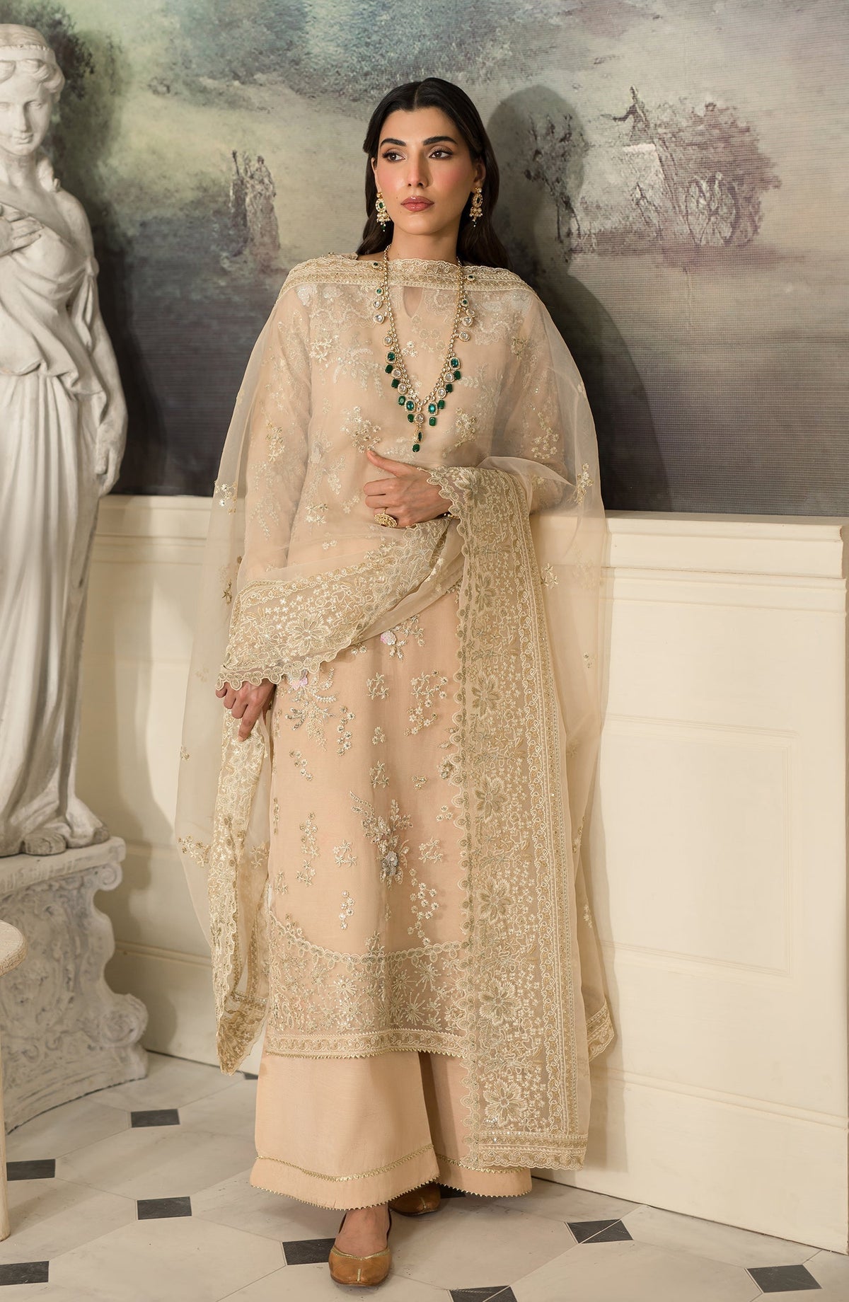 Emaan Adeel | Suave Luxury Formals 24 | ARUNA -  Emaan Adeel Formal - Original Designer Dress - House of Maryam
