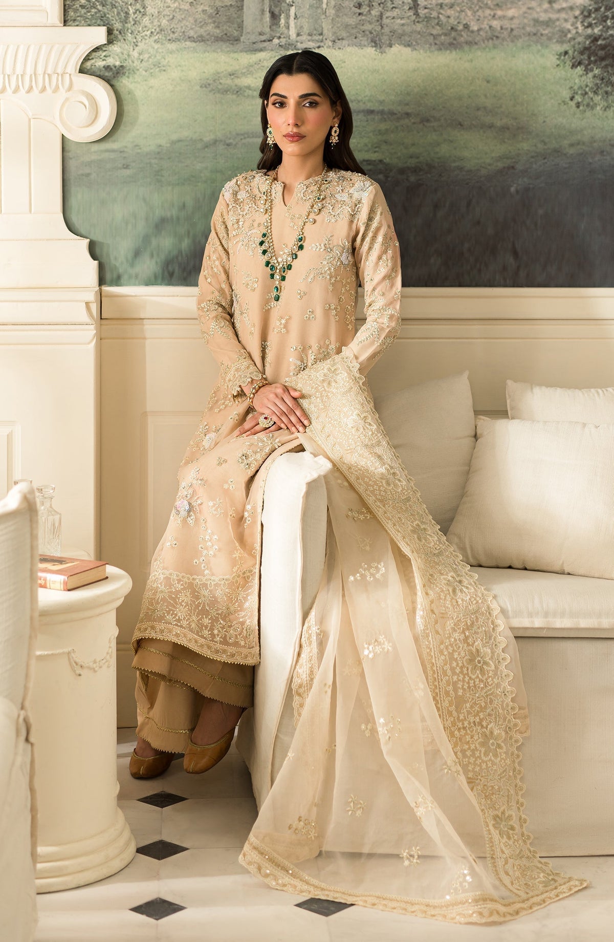 Emaan Adeel | Suave Luxury Formals 24 | ARUNA -  Emaan Adeel Formal - Original Designer Dress - House of Maryam