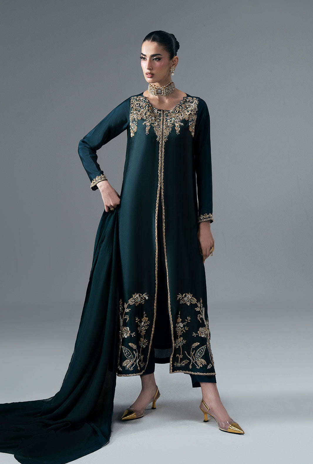 Ajr Couture | Symphony Pret 26 | Jade Mirage