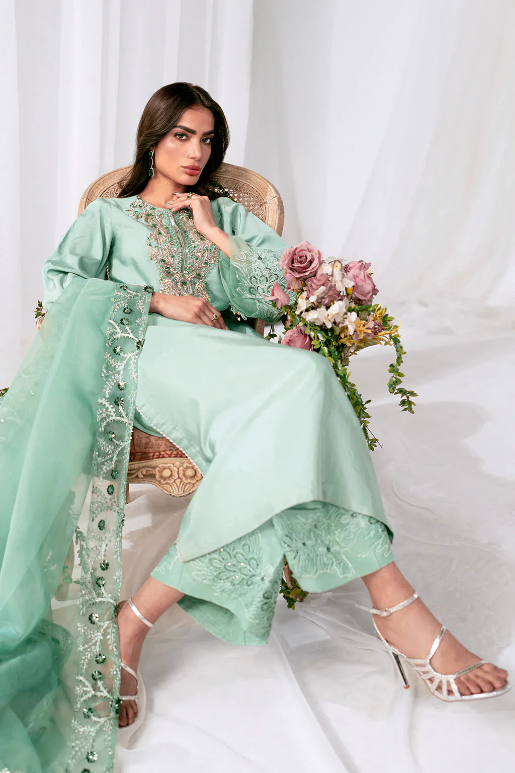 AJR Couture | Luxe Pret Eid | DIVINE -  AJR Couture Luxury - Original Designer Dress - House of Maryam
