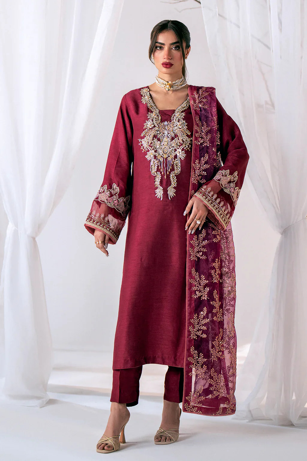 Ajr Couture | Luxe Pret Eid Drop | Starry -  AJR Couture Luxury - Original Designer Dress - House of Maryam