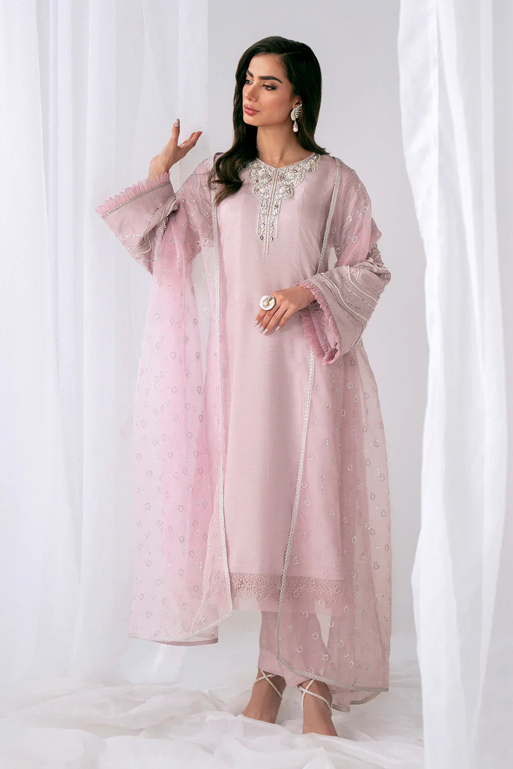 Ajr Couture | Luxe Pret Eid Drop | Floret -  AJR Couture Luxury - Original Designer Dress - House of Maryam