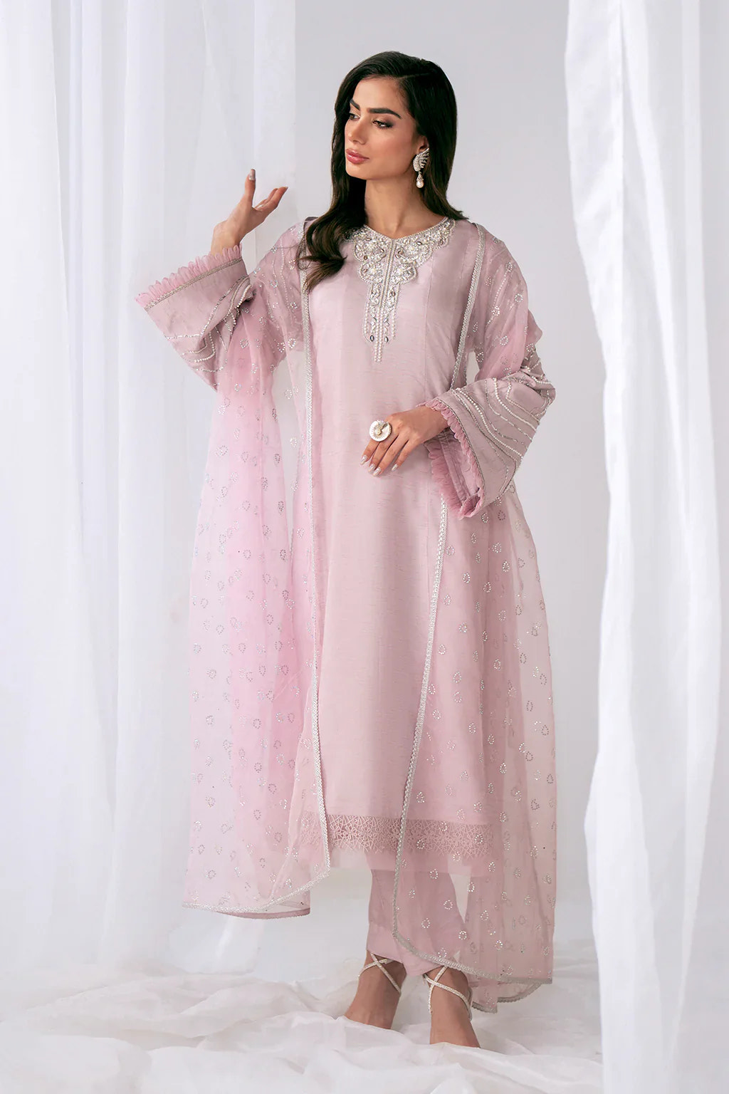 Ajr Couture | Luxe Pret Eid Drop | Floret -  AJR Couture Luxury - Original Designer Dress - House of Maryam