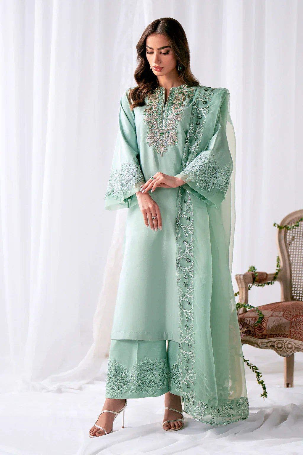 AJR Couture | Luxe Pret Eid | DIVINE -  AJR Couture Luxury - Original Designer Dress - House of Maryam