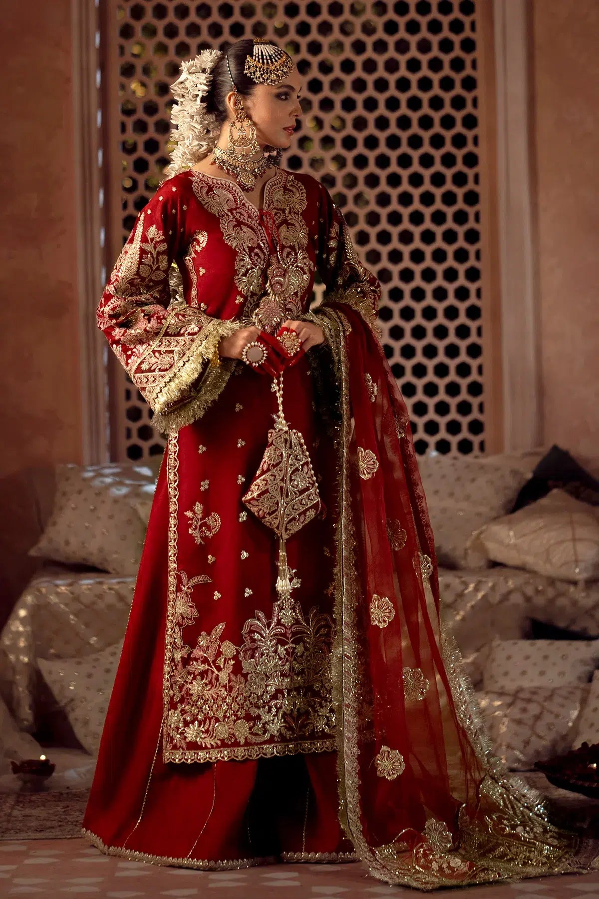 AJR Couture | Mushk The Silk Edit | Gulab by AJR Couture - House of Maryam