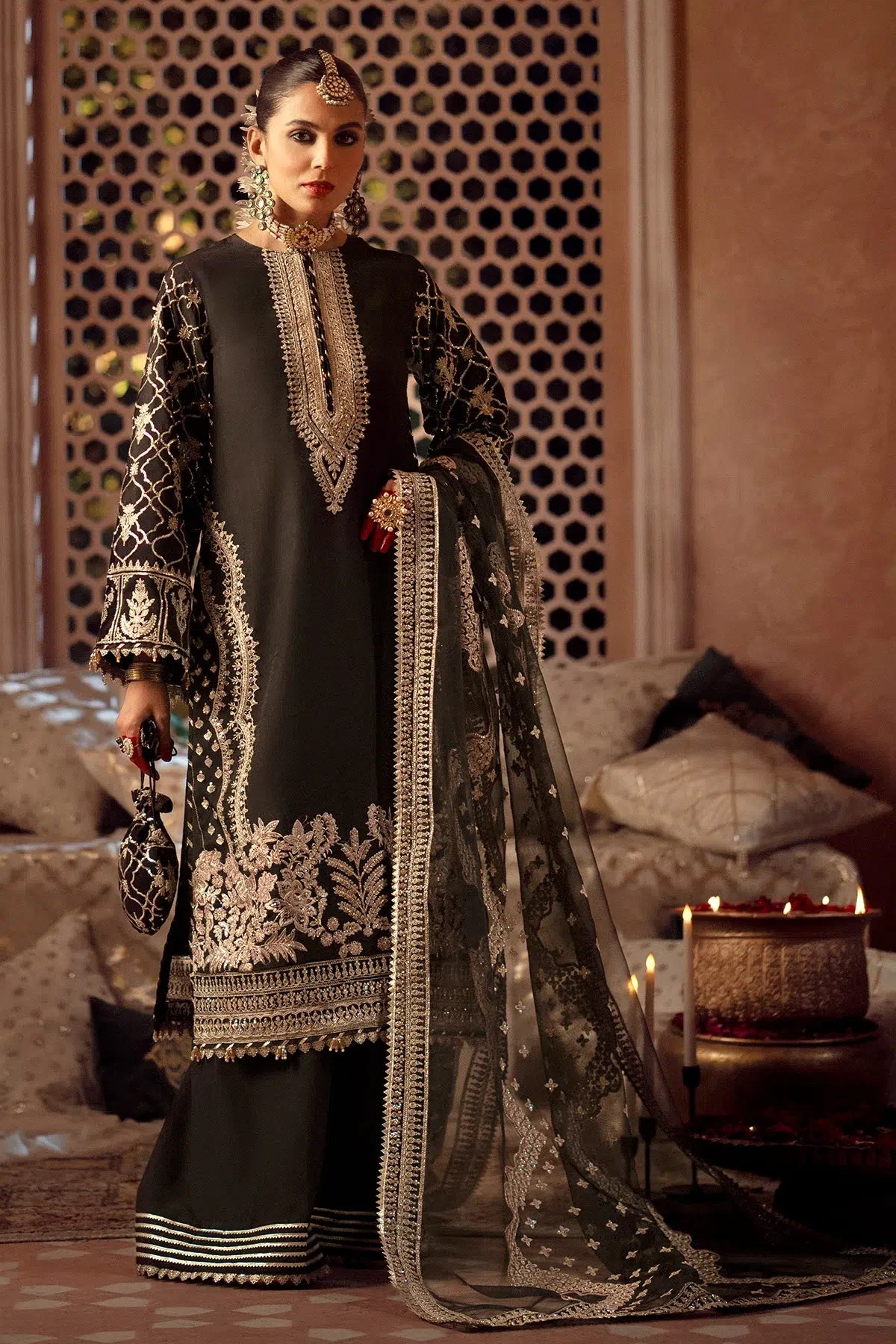 AJR Couture | Mushk The Silk Edit | Koyal by AJR Couture - House of Maryam