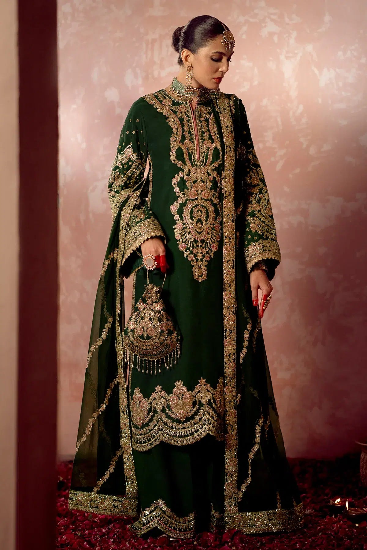 AJR Couture | Mushk The Silk Edit | Aangan by AJR Couture - House of Maryam