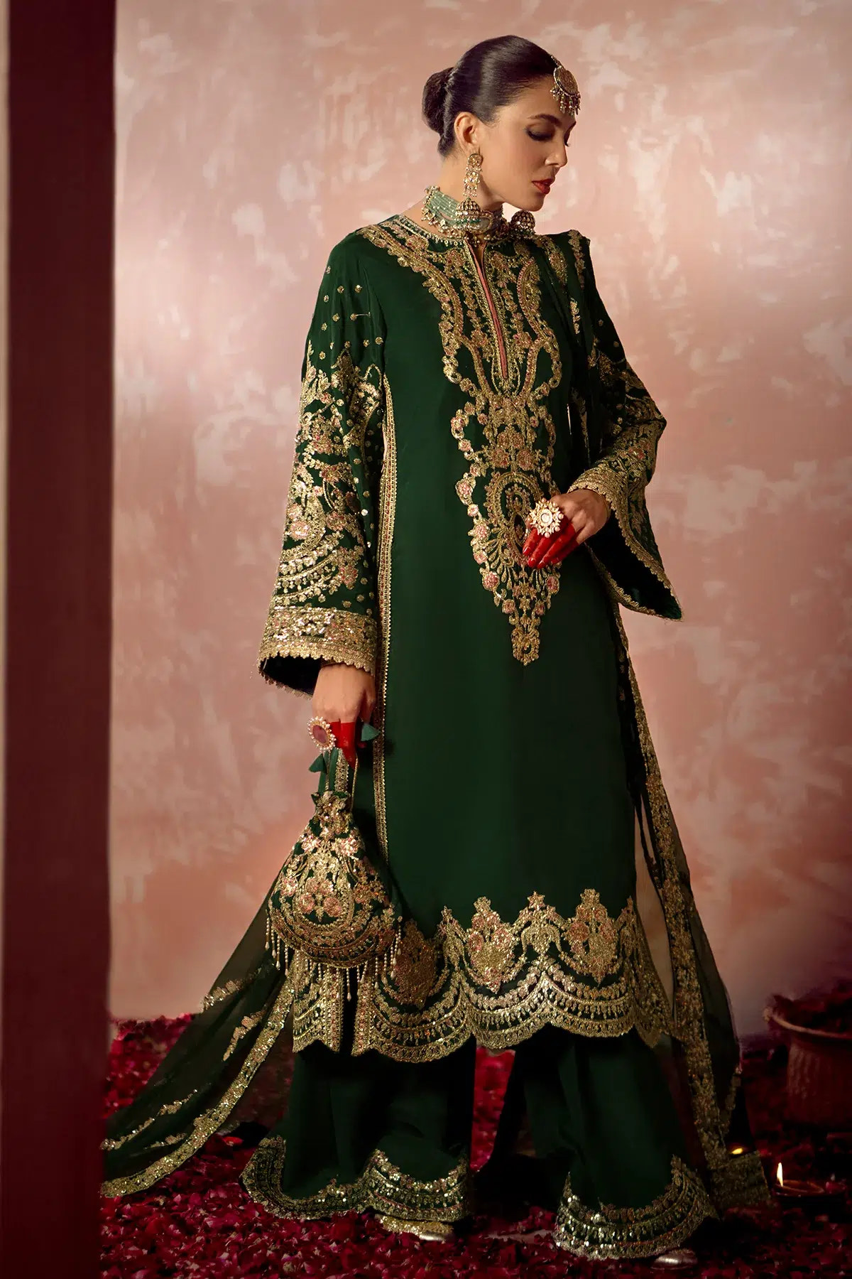 AJR Couture | Mushk The Silk Edit | Aangan -  AJR Couture Bridal - Original Designer Dress - House of Maryam