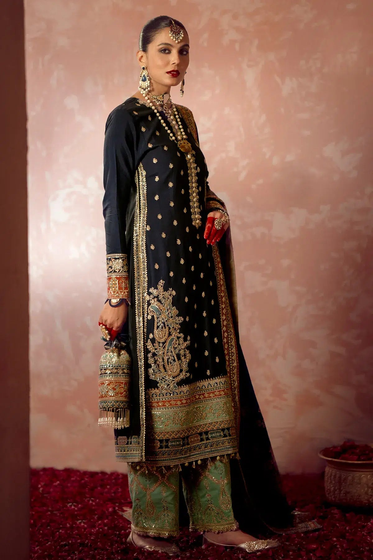 AJR Couture | Mushk The Silk Edit | Khushboo by AJR Couture - House of Maryam