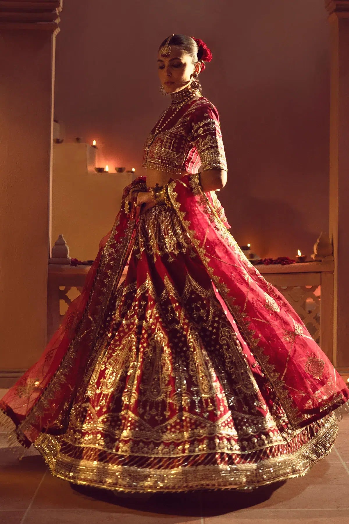 AJR Couture | Mushk The Silk Edit | Devdas -  AJR Couture Bridal - Original Designer Dress - House of Maryam