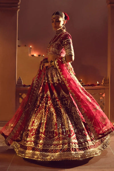 AJR Couture | Mushk The Silk Edit | Devdas -  AJR Couture Bridal - Original Designer Dress - House of Maryam