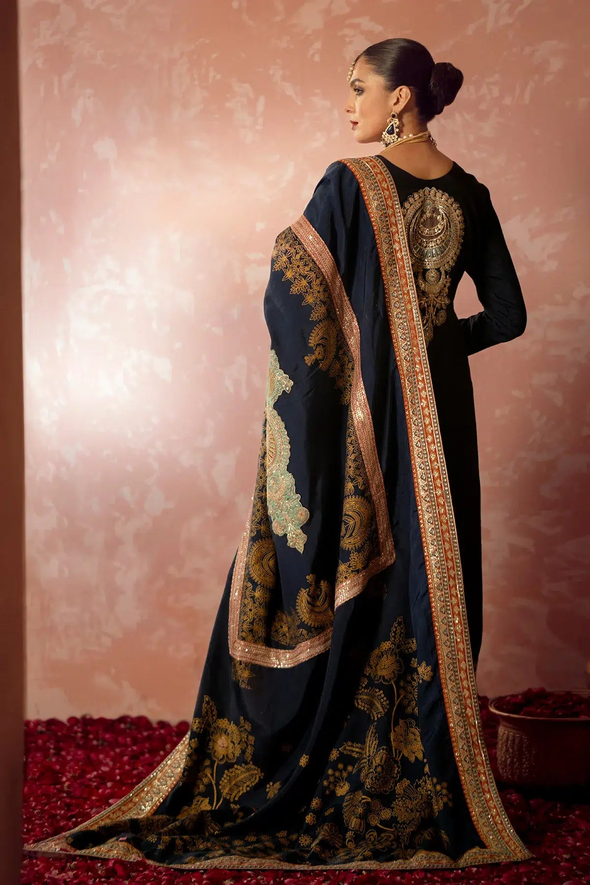 AJR Couture | Mushk The Silk Edit | Khushboo by Designer AJR Couture - House of Maryam - Pakistani Designer Ethnic Wear in {{ shop.shopifyCountryName }}