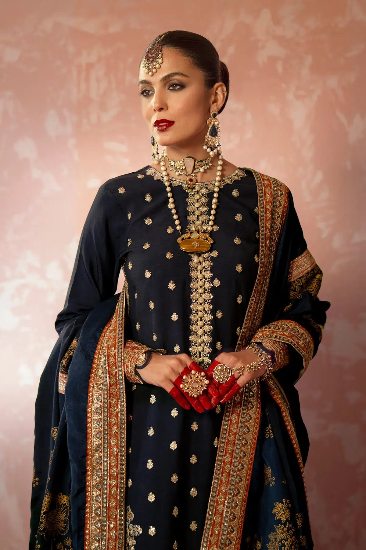 AJR Couture | Mushk The Silk Edit | Khushboo by Designer AJR Couture - House of Maryam - Pakistani Designer Ethnic Wear in {{ shop.shopifyCountryName }}
