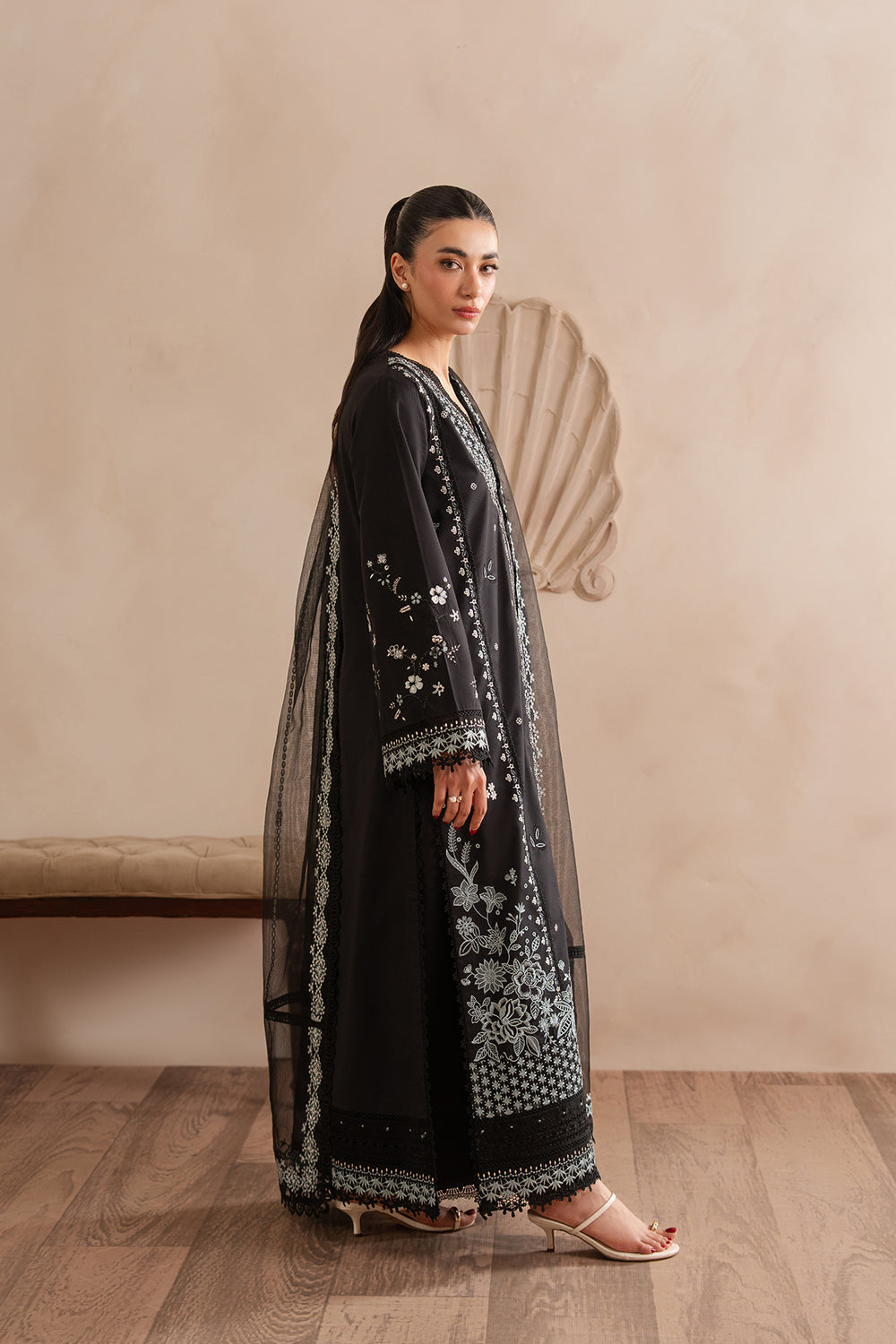 Afrozeh | Muted Muse 26 | Stone-4
