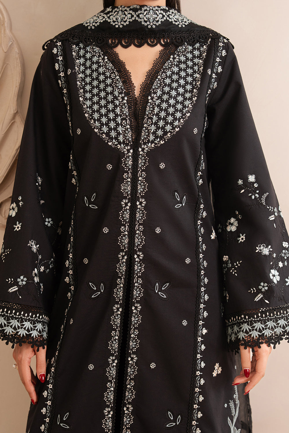 Afrozeh | Muted Muse 26 | Stone-3