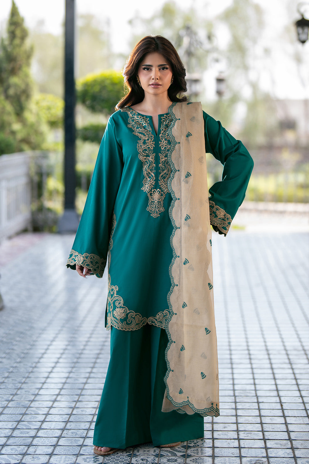 Alizeh | Printed Lawn | AF-EL-7074-Arctic-1