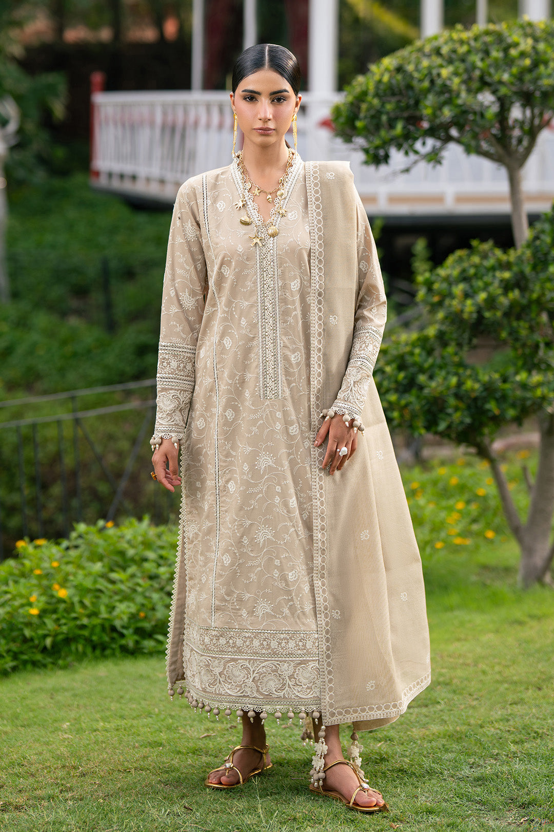 Alizeh | Printed Lawn | AF-EL-7069-Drape-1