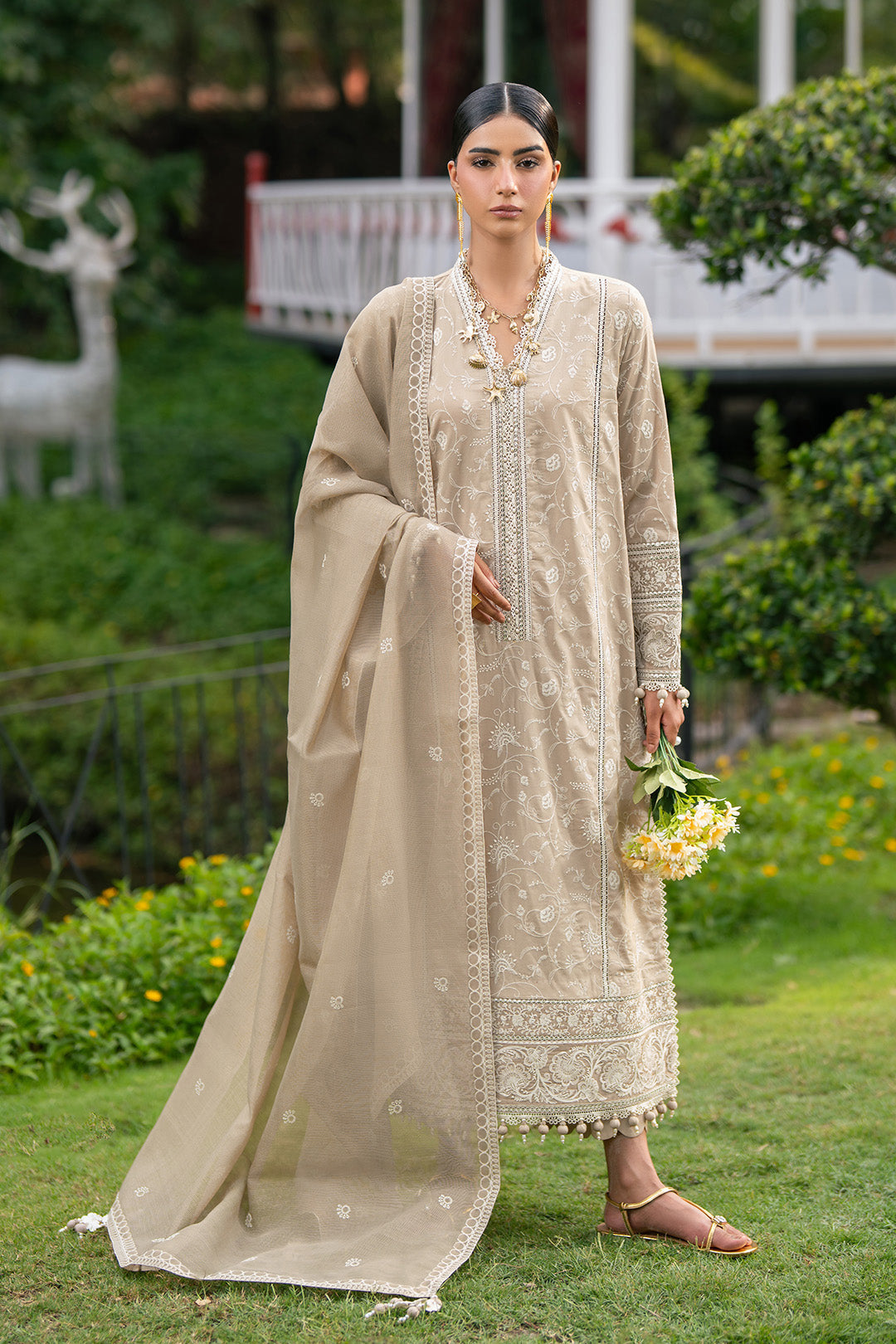 Alizeh | Printed Lawn | AF-EL-7069-Drape-3