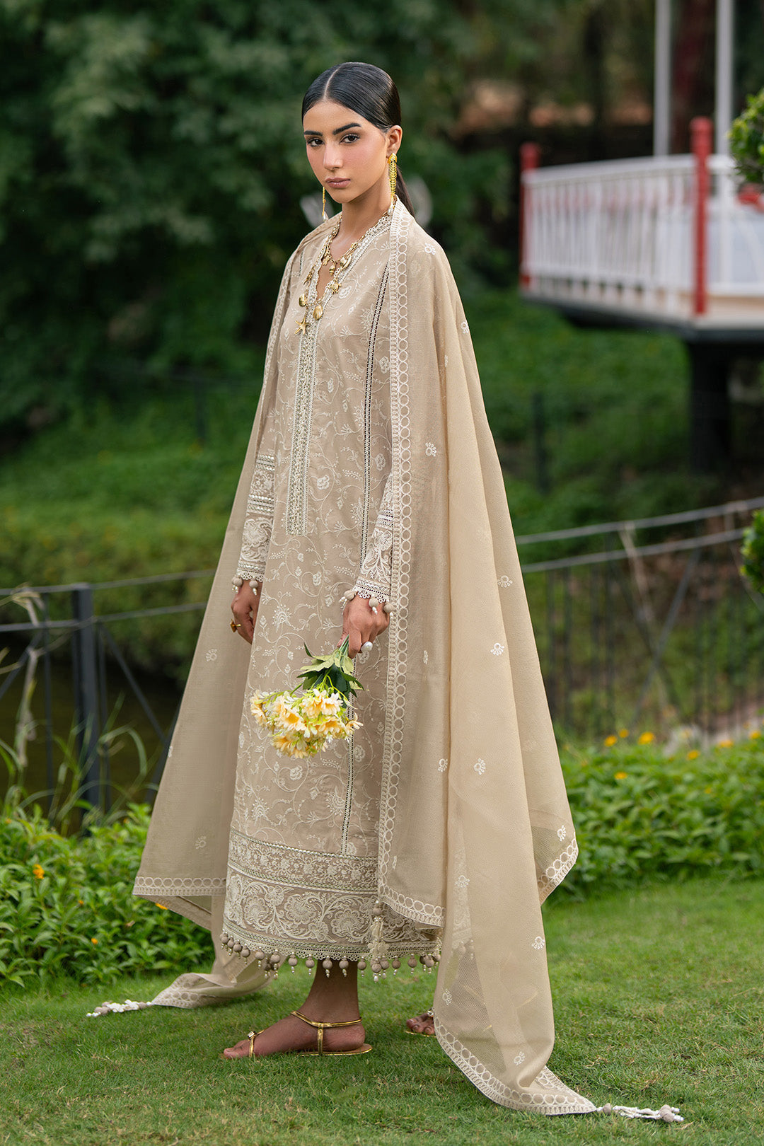 Alizeh | Printed Lawn | AF-EL-7069-Drape-4