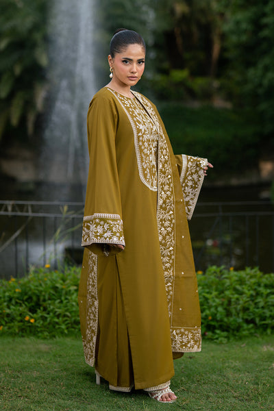 Alizeh | Printed Lawn | AF-EL-7075-Moss