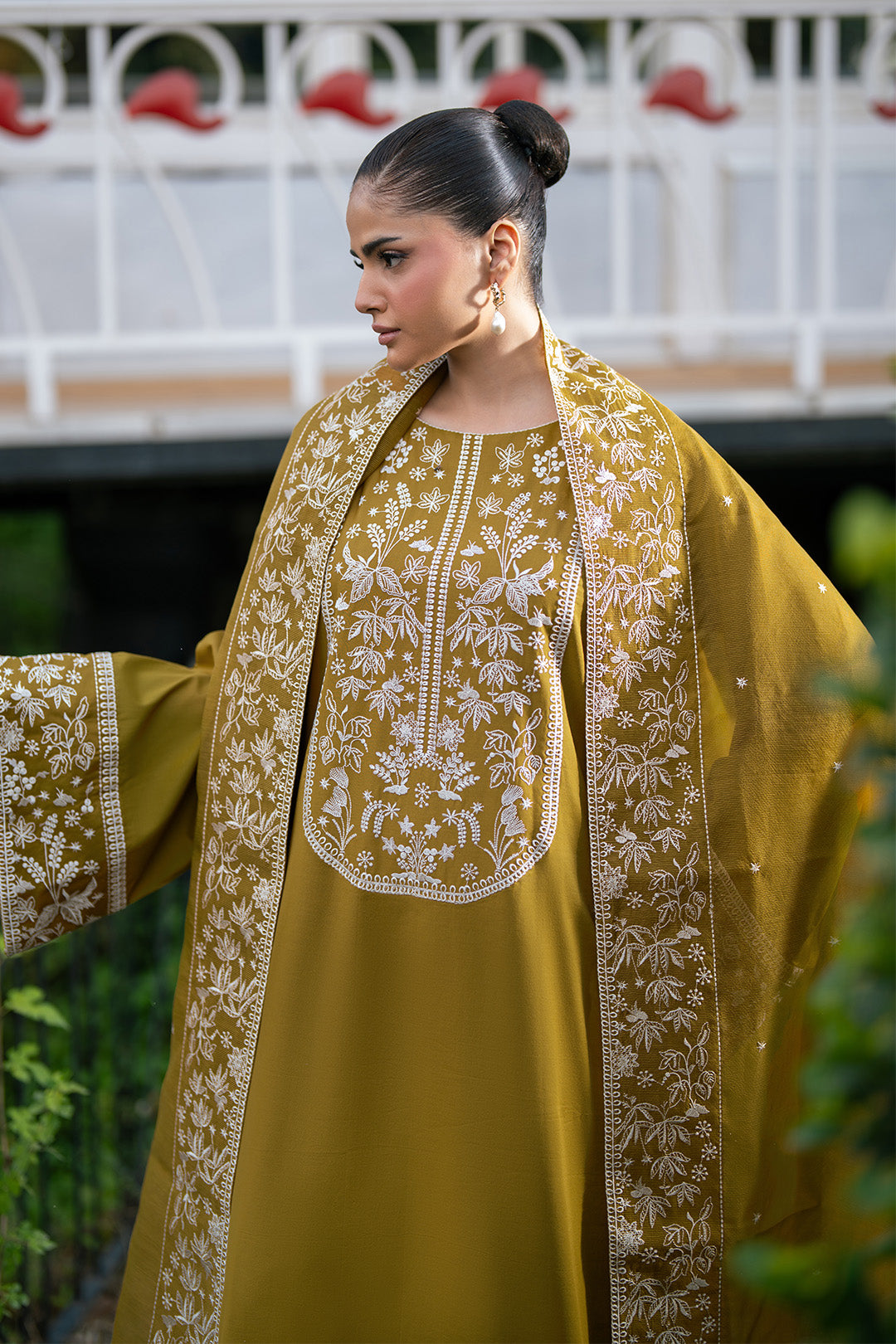 Alizeh | Printed Lawn | AF-EL-7075-Moss-5