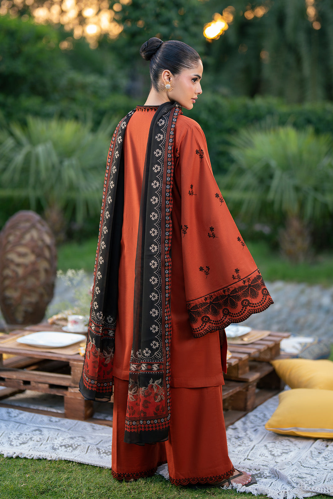 Alizeh | Printed Lawn | AF-EL-7077-Tawny-2
