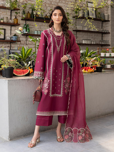 Izel | Meadow Muse Embroidered Lawn 25 | ALOURA -  Izel Ladies Clothes - Original Designer Dress - House of Maryam