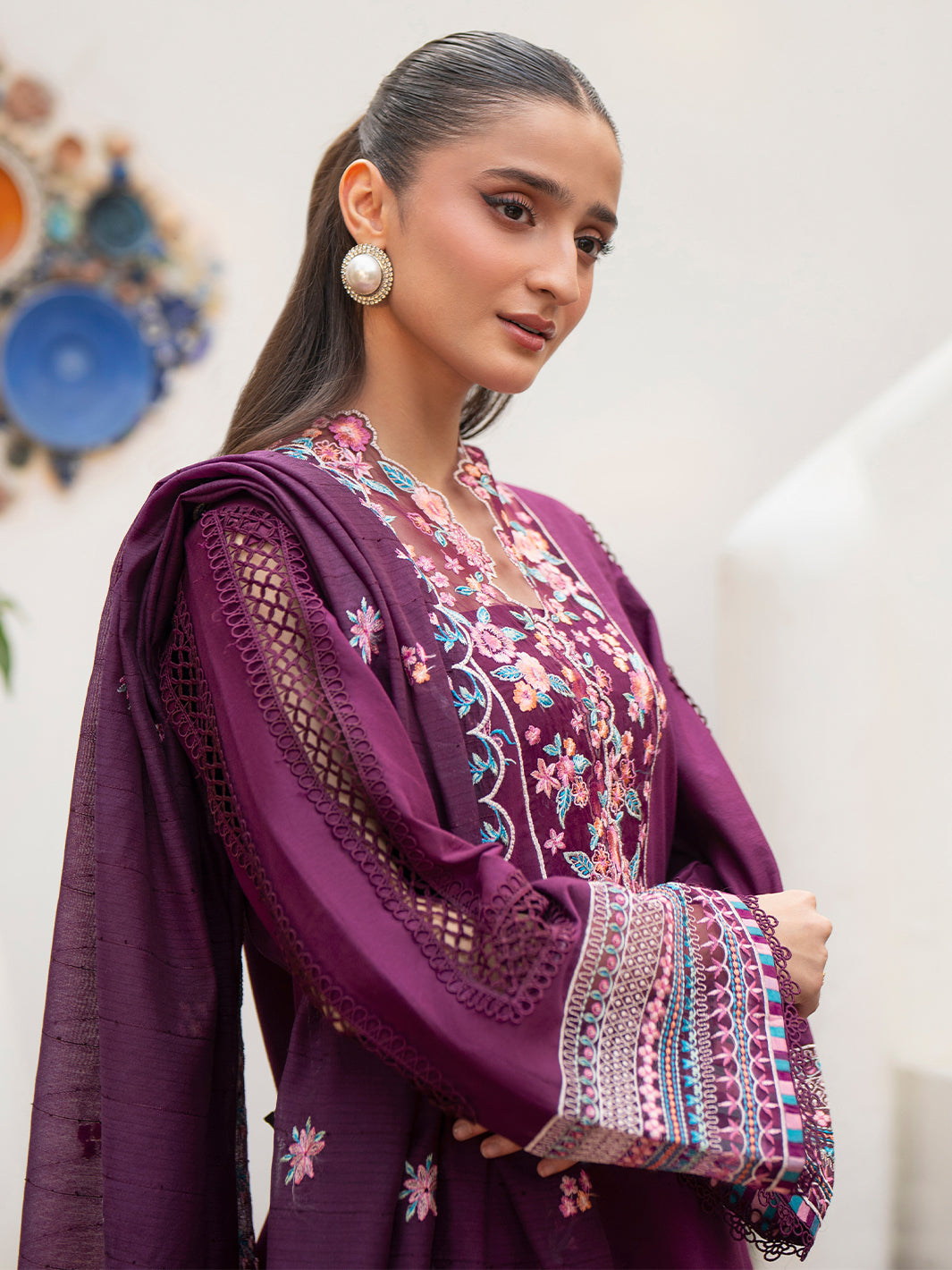 Mahnur | Angan Embroidered Lawn 26 | AN-008-3