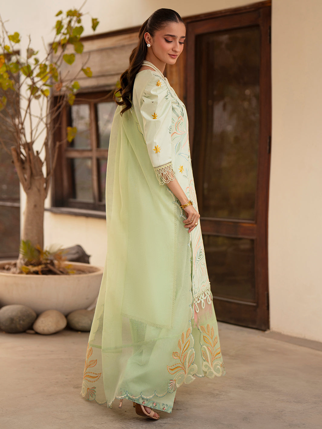 Mahnur | Angan Embroidered Lawn 26 | AN-012, image 2