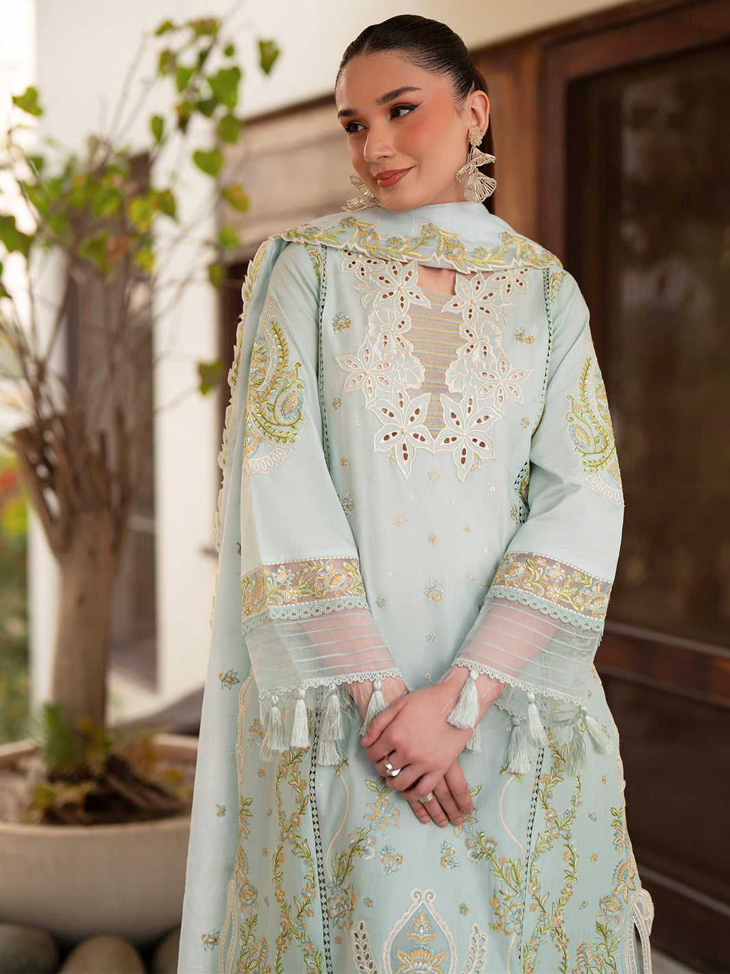 Mahnur | Angan Embroidered Lawn 26 | AN-013, image 3