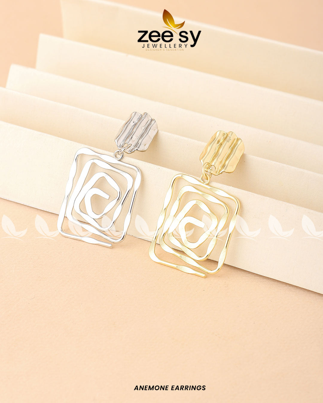 Anemone Earrings -  Zeesy Earrings - Original Designer Dress - House of Maryam