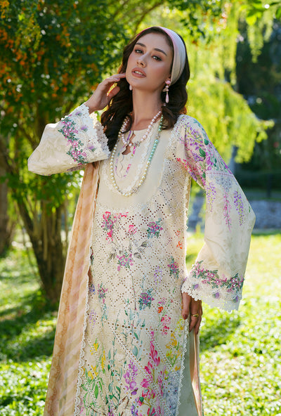 AJR Couture | Printed Chikankari 26 | Lila