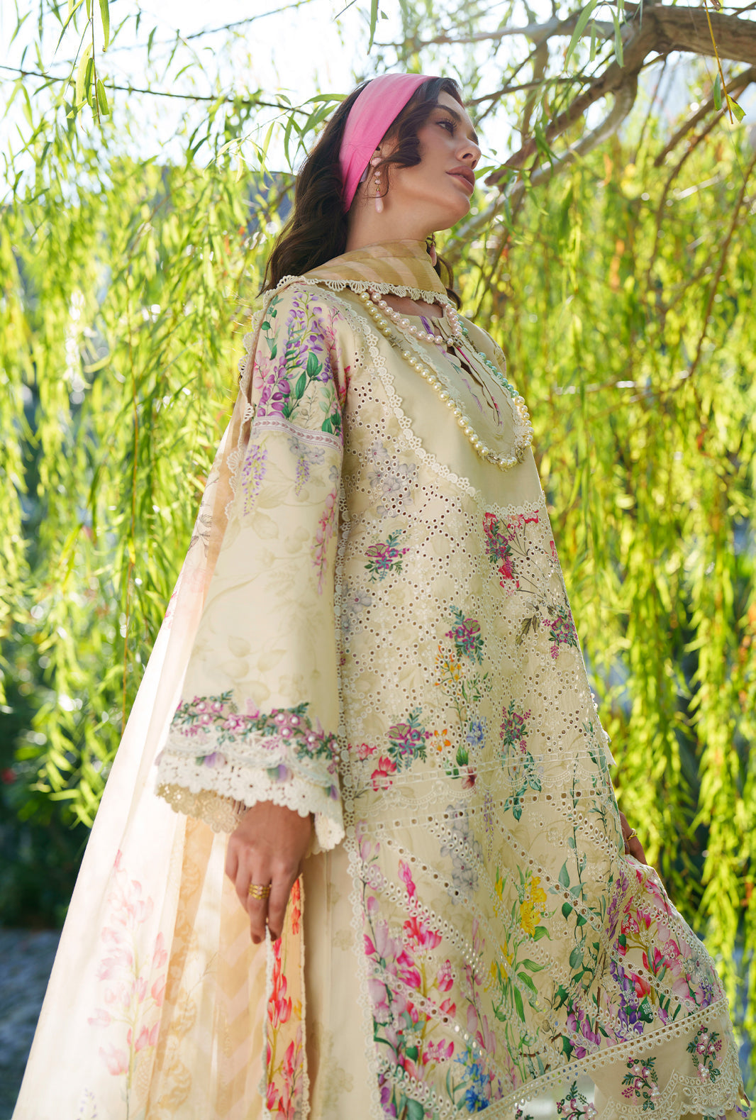 AJR Couture | Printed Chikankari 26 | Lila, image 7