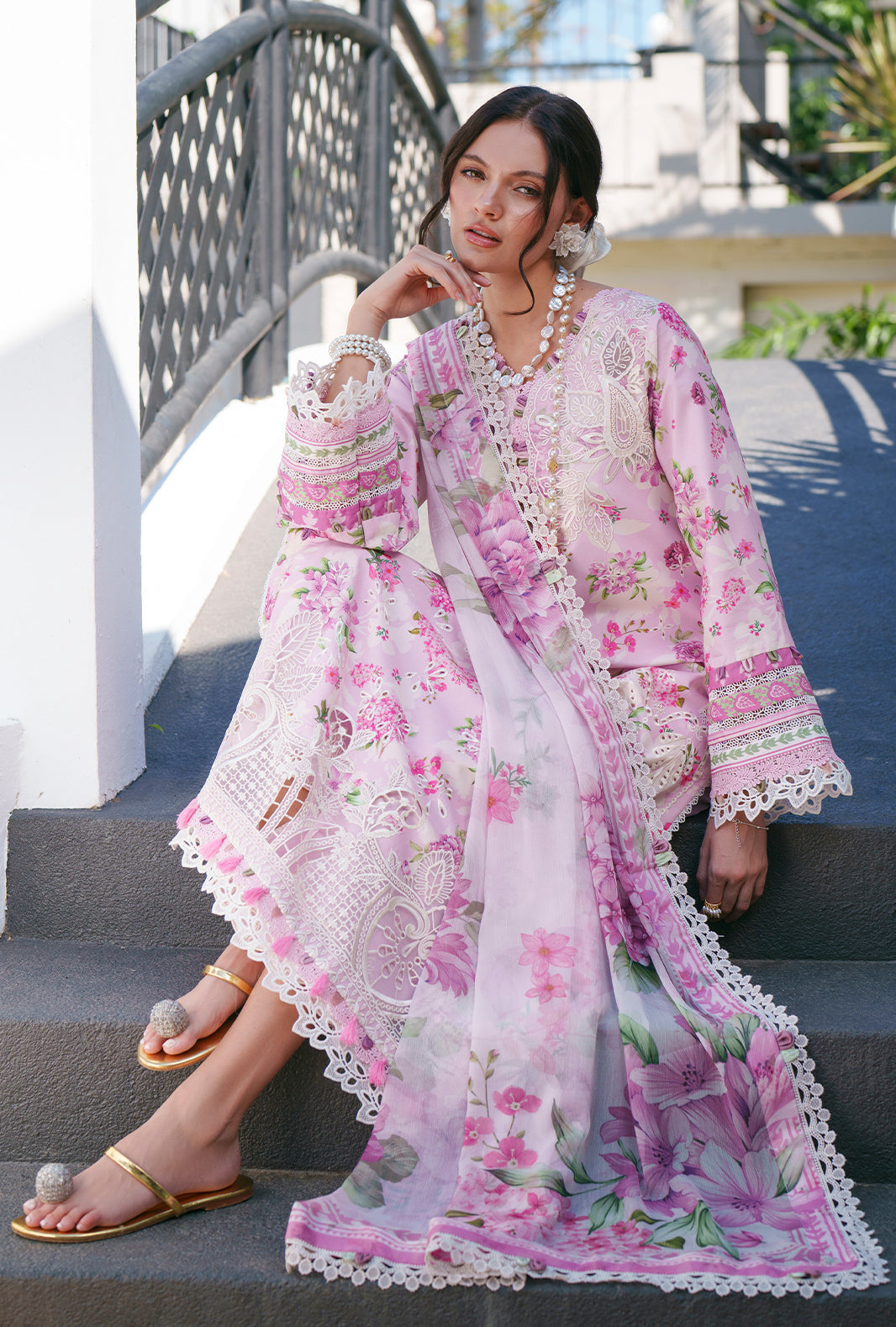 AJR Couture | Printed Chikankari 26 | Rumi, image 5