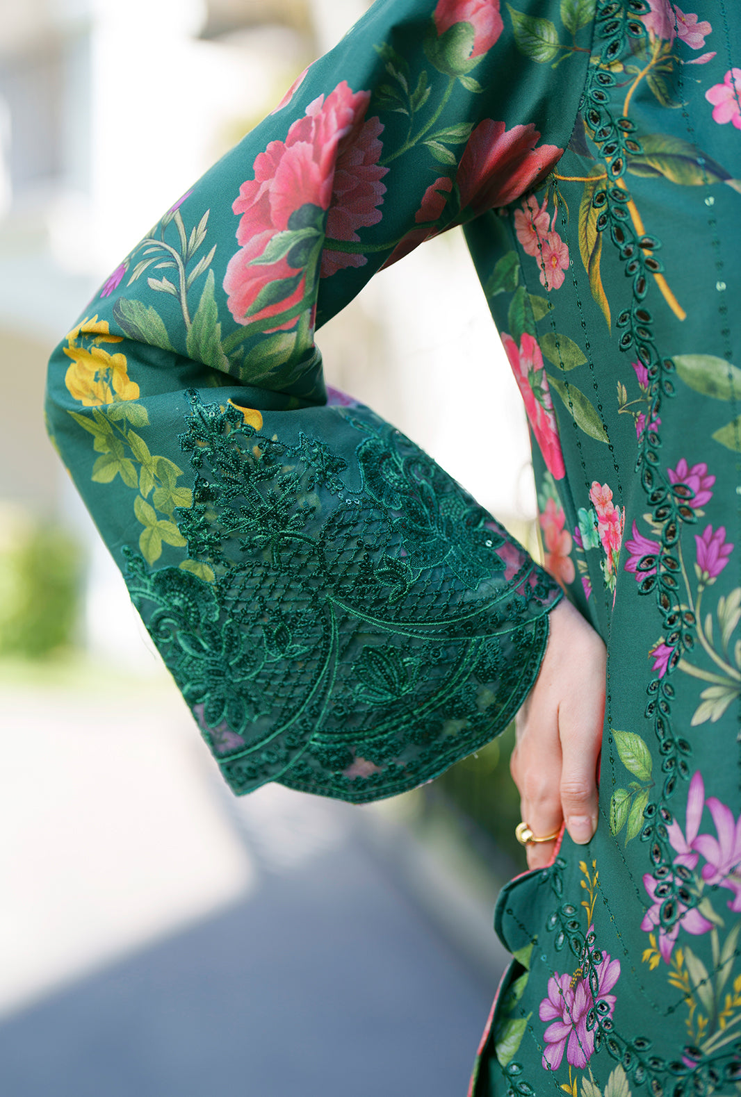 AJR Couture | Printed Chikankari 26 | Tali, image 4