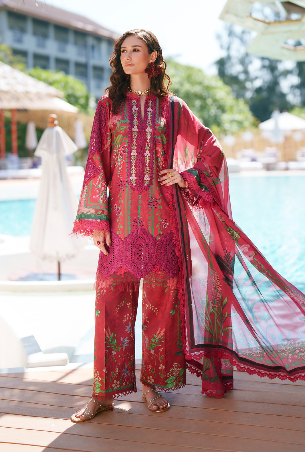 AJR Couture | Printed Chikankari 26 | Amaira, image 2