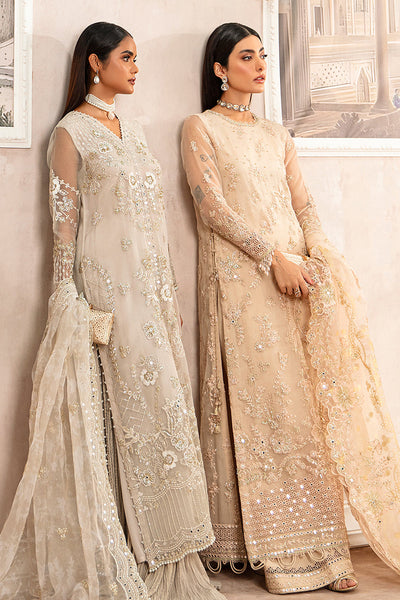 Cross Stitch | Wedding Collection 24 | SUFFUSE TALE -  Cross Stitch Formal - Original Designer Dress - House of Maryam