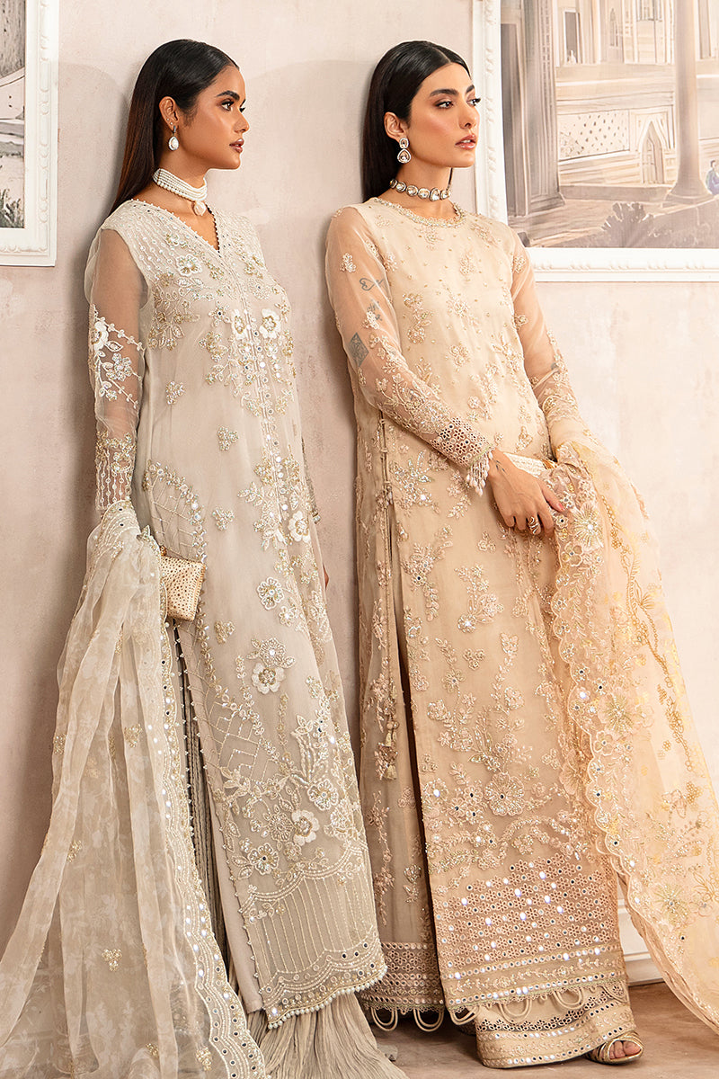 Cross Stitch | Wedding Pret | Suffuse Tale-3PC Organza Embroidered Pret-6