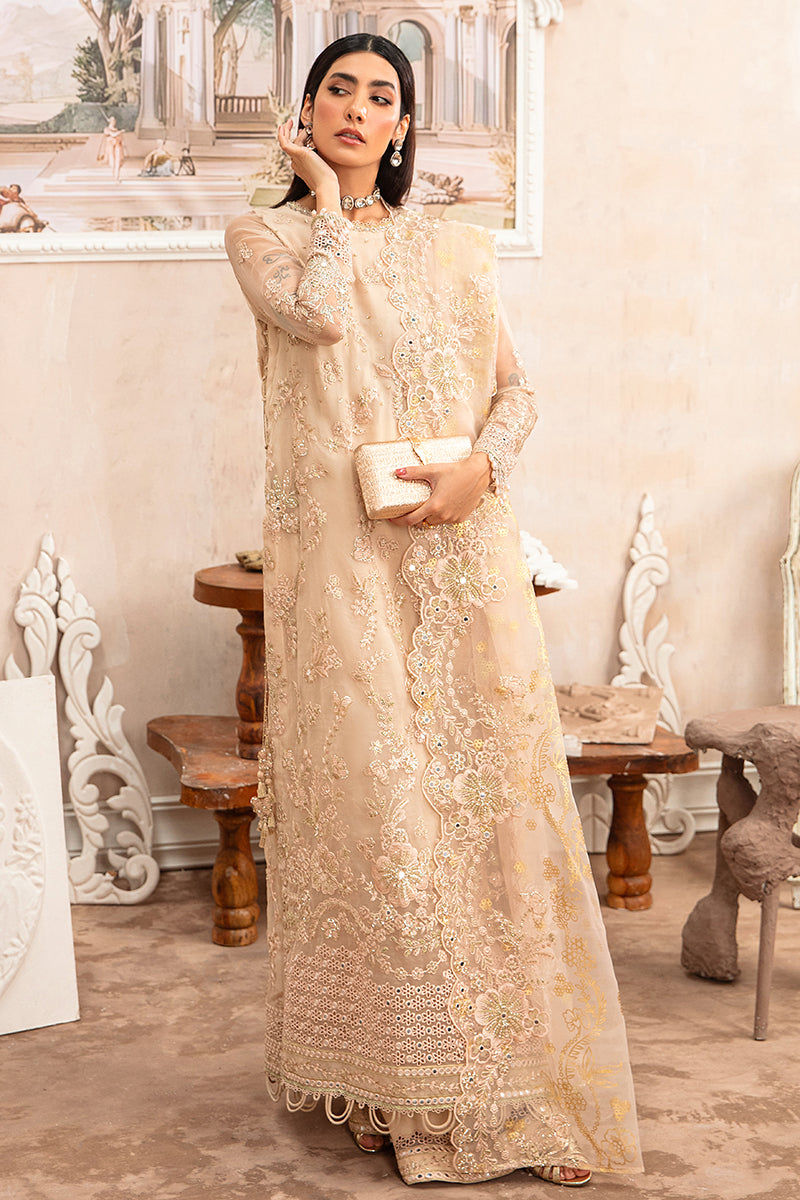 Cross Stitch | Wedding Collection 24 | SUFFUSE TALE -  Cross Stitch Formal - Original Designer Dress - House of Maryam
