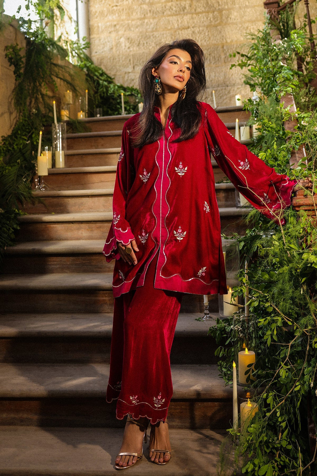 Sahar | Luxury Pret 25 | Crimson Majesty