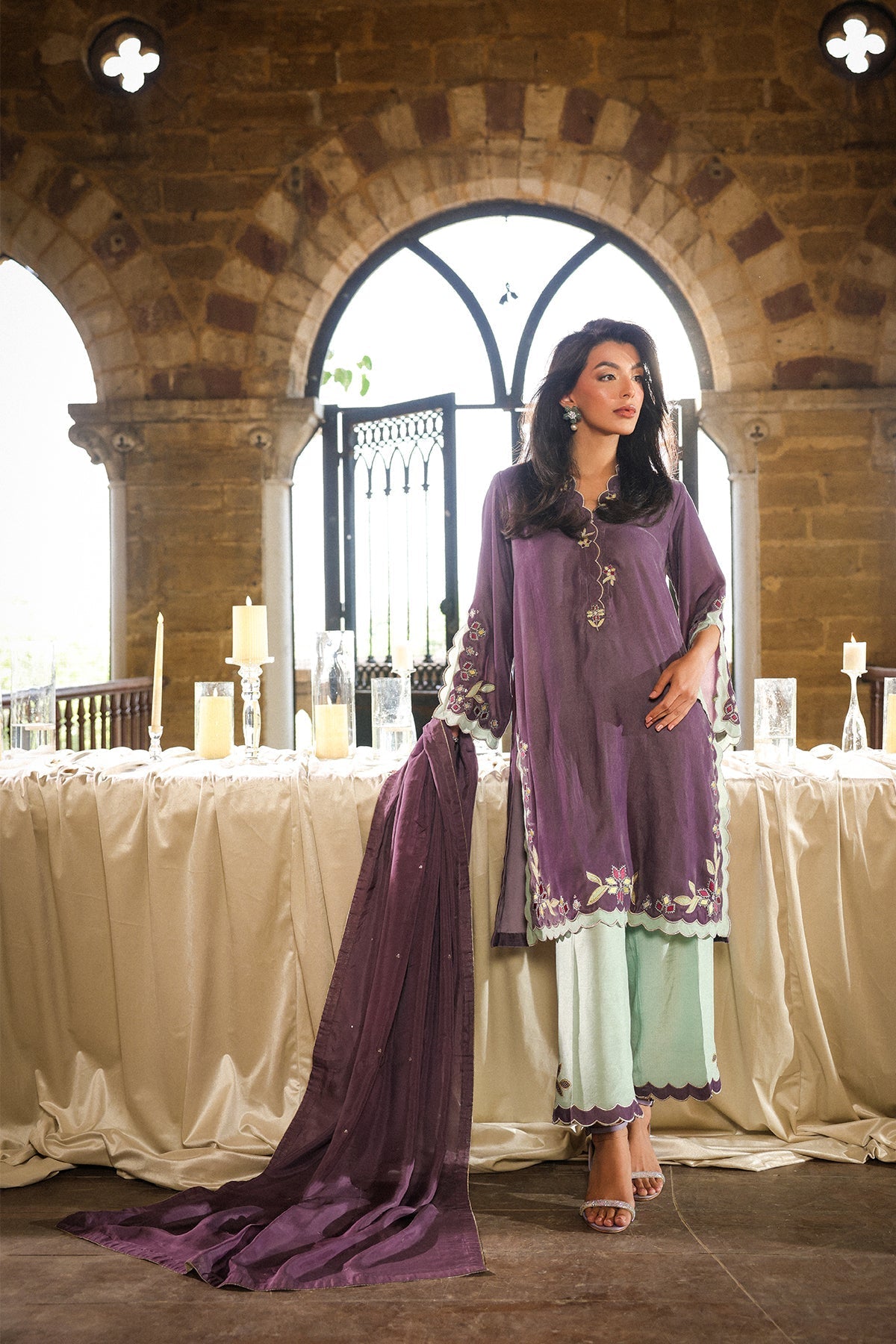 Sahar | Luxury Pret 25 | Lilac Mist-6
