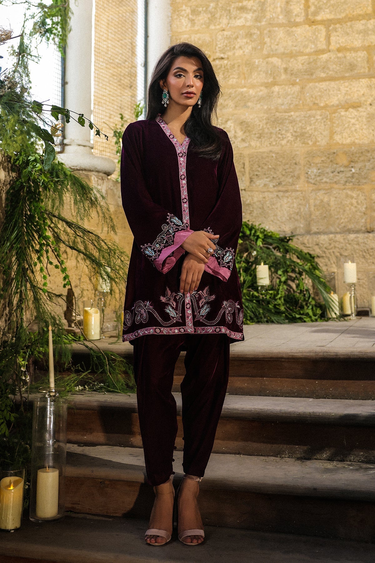 Sahar | Luxury Pret 25 | Plum Reverie, image 2