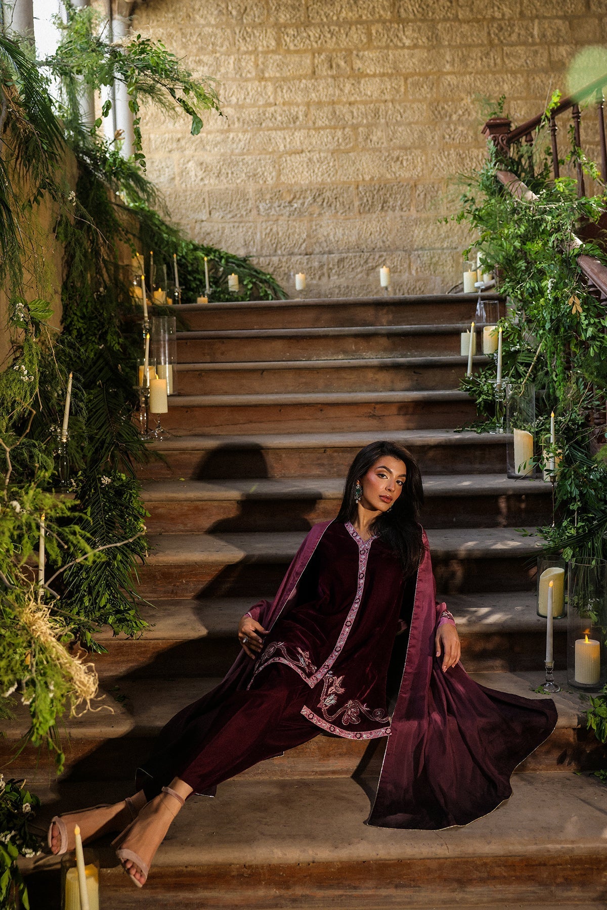 Sahar | Luxury Pret 25 | Plum Reverie, image 6